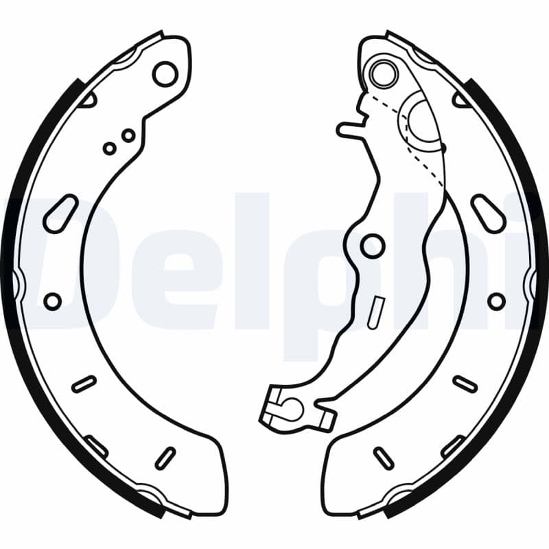 DELPHI Sada brzdových čeľustí LS2062 1
