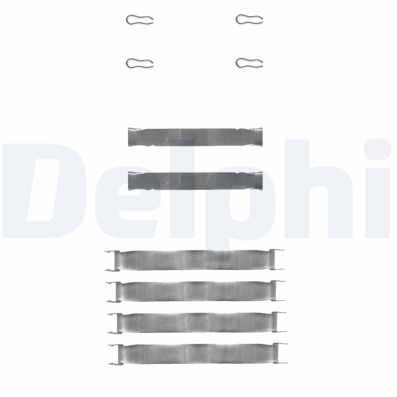 DELPHI Sada prísluženstva obloženia kotúčovej brzdy LX0019 1