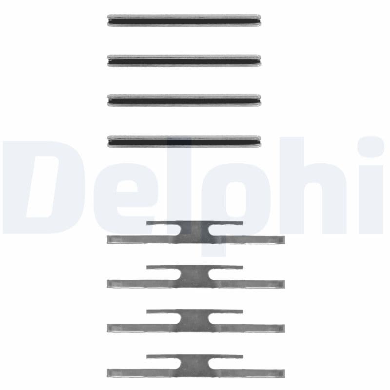 DELPHI Sada prísluženstva obloženia kotúčovej brzdy LX0035 1