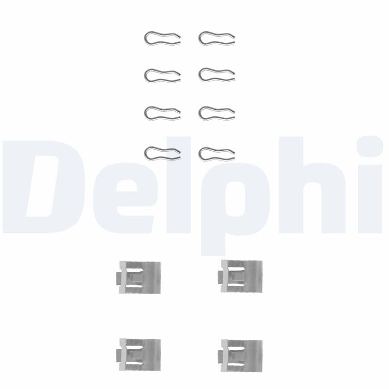 DELPHI Sada prísluženstva obloženia kotúčovej brzdy LX0075 1