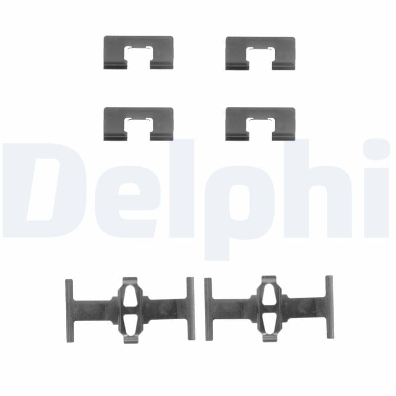 DELPHI Sada prísluženstva obloženia kotúčovej brzdy LX0197 1