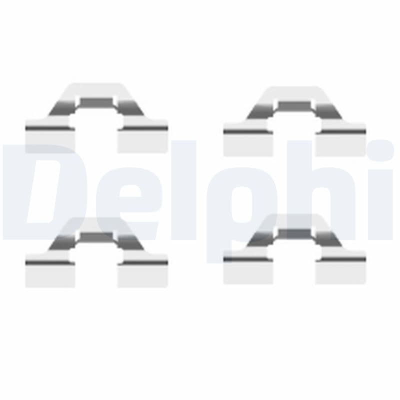 DELPHI Sada prísluženstva obloženia kotúčovej brzdy LX0430 1