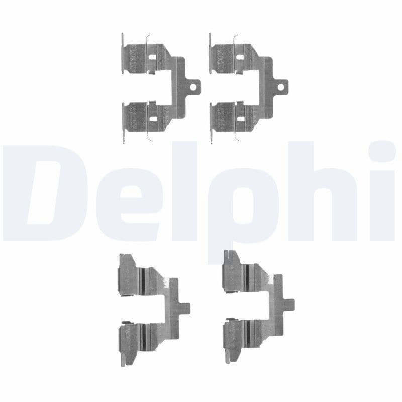 DELPHI Sada prísluženstva obloženia kotúčovej brzdy LX0531 1