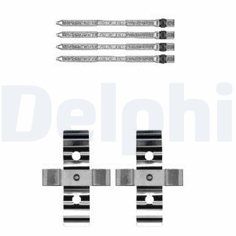 DELPHI Sada prísluženstva obloženia kotúčovej brzdy LX0604 1