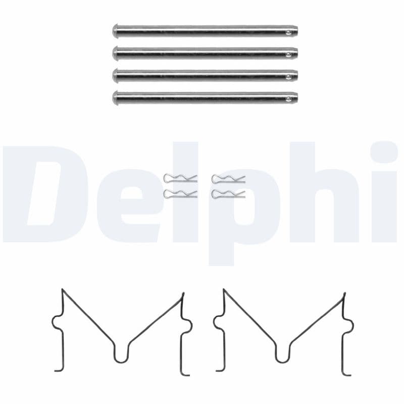 DELPHI Sada prísluženstva obloženia kotúčovej brzdy LX0691 1
