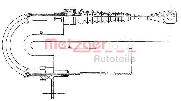 METZGER Plynové lanko 11.0651 1