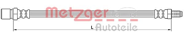 METZGER Brzdová hadica 4110641 1