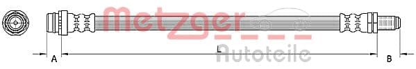 METZGER Brzdová hadica 4110796 1