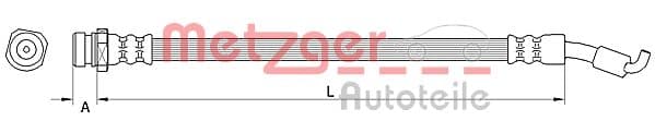 METZGER Brzdová hadica 4110822 1