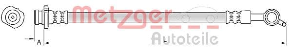 METZGER Brzdová hadica 4110850 1
