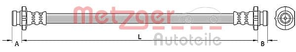 METZGER Brzdová hadica 4110851 1