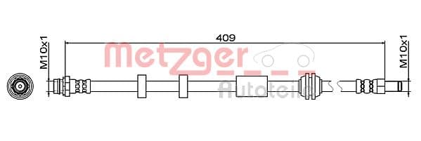 METZGER Brzdová hadica 4111468 1