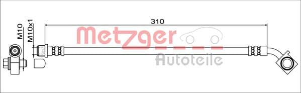 METZGER Brzdová hadica 4111552 1