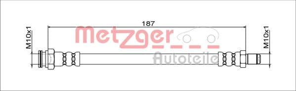 METZGER Brzdová hadica 4111805 1