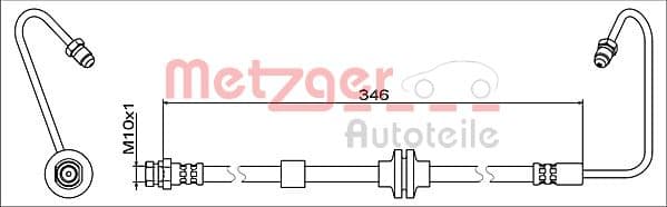 METZGER Brzdová hadica 4119371 1