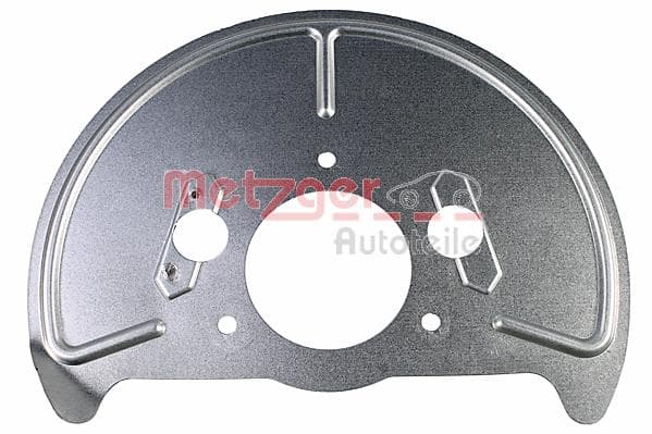 METZGER Ochranný plech proti rozstreku, Brzdový kotúč 6115163 1