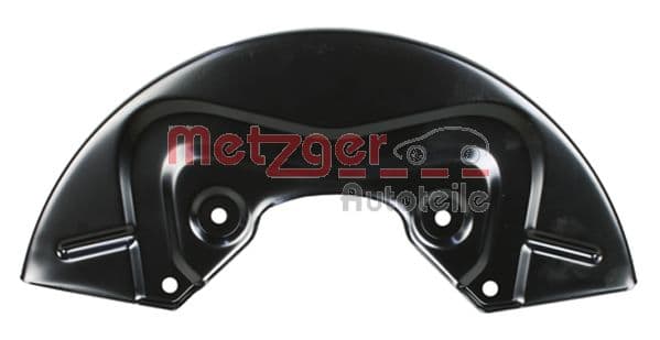 METZGER Ochranný plech proti rozstreku, Brzdový kotúč 6115191 1