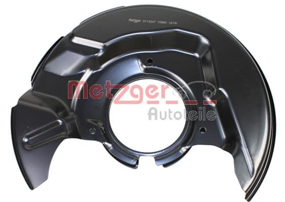 METZGER Ochranný plech proti rozstreku, Brzdový kotúč 6115247 1