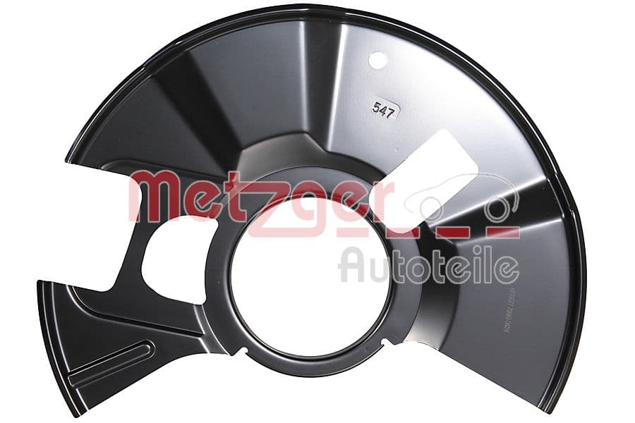 METZGER Ochranný plech proti rozstreku, Brzdový kotúč 6115577 1