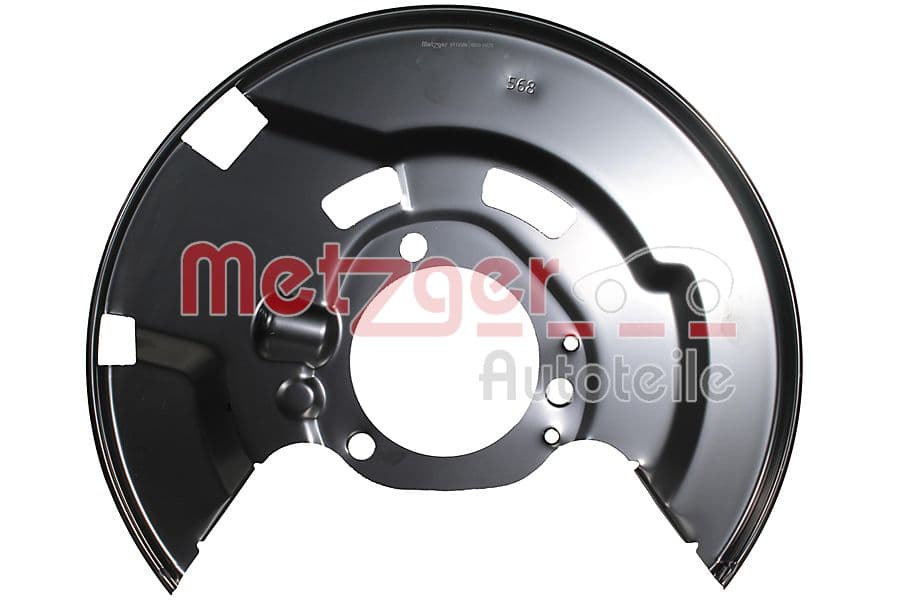 METZGER Ochranný plech proti rozstreku, Brzdový kotúč 6115586 1