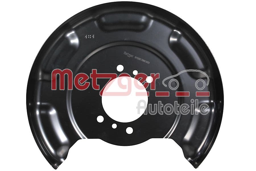 METZGER Ochranný plech proti rozstreku, Brzdový kotúč 6115595 1