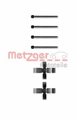 METZGER Sada prísluženstva obloženia kotúčovej brzdy 109-0905 1