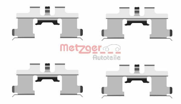 METZGER Sada prísluženstva obloženia kotúčovej brzdy 1091677 1