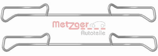 METZGER Sada prísluženstva obloženia kotúčovej brzdy 1091678 1