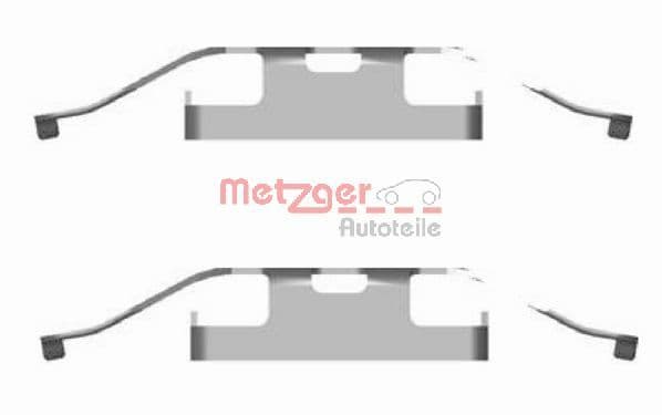 METZGER Sada prísluženstva obloženia kotúčovej brzdy 1091682 1