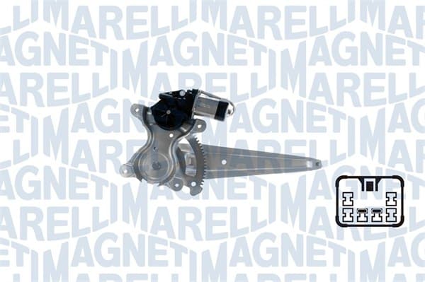 MAGNETI MARELLI Mechanizmus zdvíhania okna 350103170456 1
