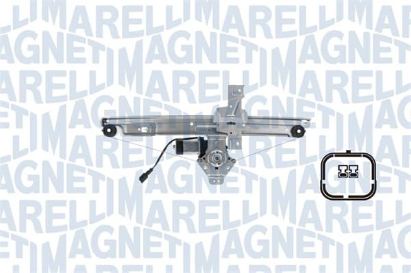 MAGNETI MARELLI Mechanizmus zdvíhania okna 350103170473 1