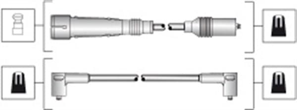 MAGNETI MARELLI Sada zapaľovacích káblov 941318111283 1