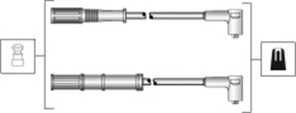 MAGNETI MARELLI Sada zapaľovacích káblov 941318111301 1