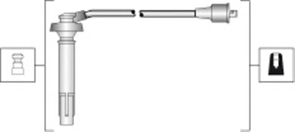 MAGNETI MARELLI Sada zapaľovacích káblov 941318111310 1