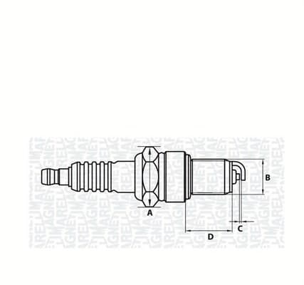 MAGNETI MARELLI Zapaľovacia sviečka 062000770304 1