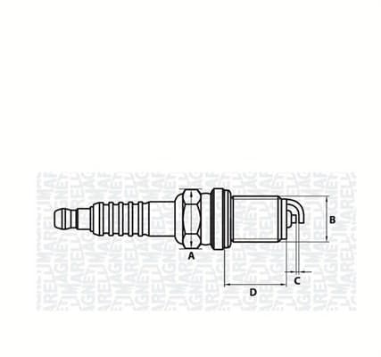 MAGNETI MARELLI Zapaľovacia sviečka 062000775304 1