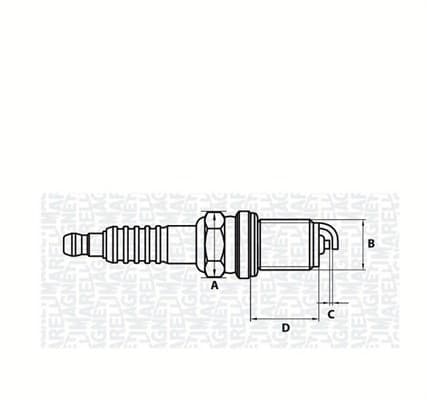MAGNETI MARELLI Zapaľovacia sviečka 062000782304 1