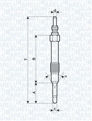 MAGNETI MARELLI Žeraviaca sviečka 062900014304 1