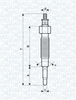 MAGNETI MARELLI Žeraviaca sviečka 062900019304 1
