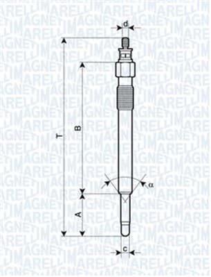 MAGNETI MARELLI Žeraviaca sviečka 062900020304 1