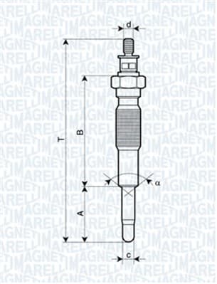 MAGNETI MARELLI Žeraviaca sviečka 062900063304 1