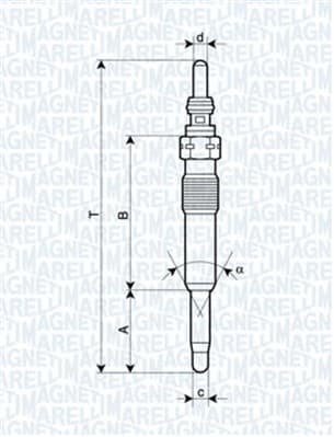 MAGNETI MARELLI Žeraviaca sviečka 062900071304 1