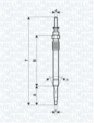 MAGNETI MARELLI Žeraviaca sviečka 062900078304 1