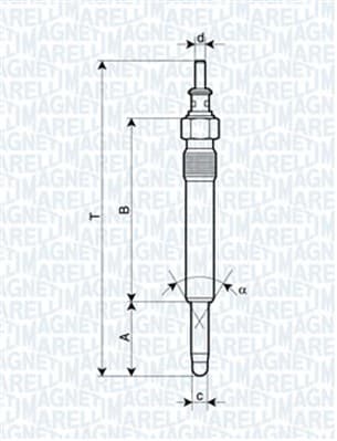 MAGNETI MARELLI Žeraviaca sviečka 062900004304 1
