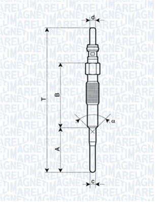 MAGNETI MARELLI Žeraviaca sviečka 062900079304 1