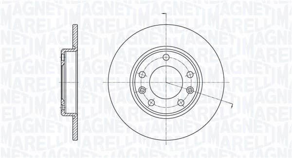 MAGNETI MARELLI Brzdový kotúč 361302040704 1