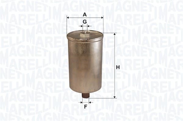 MAGNETI MARELLI Palivový filter 153071760730 1