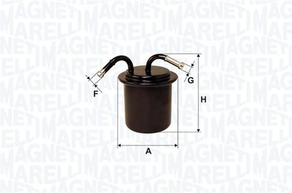 MAGNETI MARELLI Palivový filter 153071762555 1
