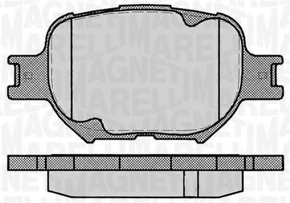 MAGNETI MARELLI Sada brzdových platničiek kotúčovej brzdy 363916060493 1