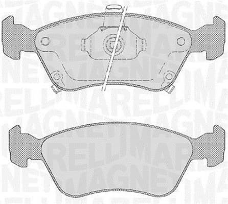 MAGNETI MARELLI Sada brzdových platničiek kotúčovej brzdy 363916060532 1